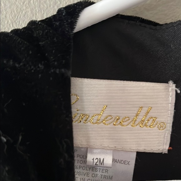 Vintage Elegant Black and White Kids Dress - Picture 3 of 4